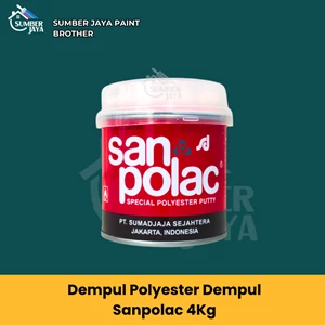 Dempul Polyester Dempul Sanpolac 4Kg